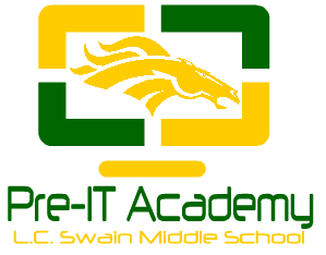 LC Swain MS Pre-IT Academy logo